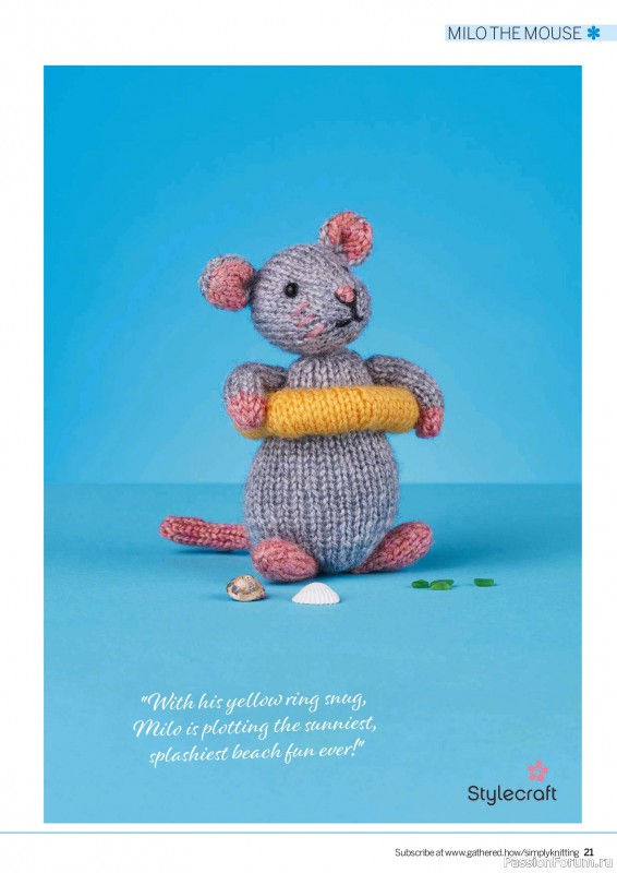 Вязаные проекты крючком в журнале «Simply Knitting №270 2025»