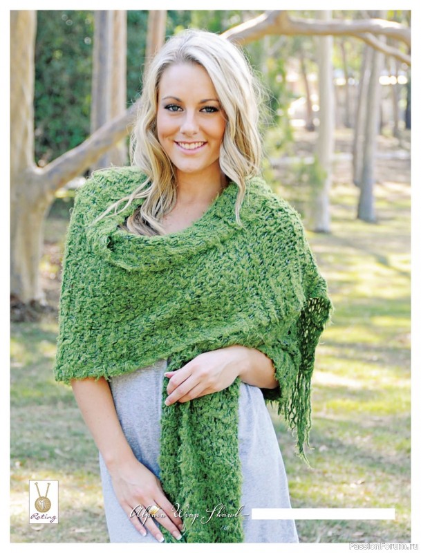 Вязаные проекты спицами в журнале «Beanies & Scarves №1 2022»