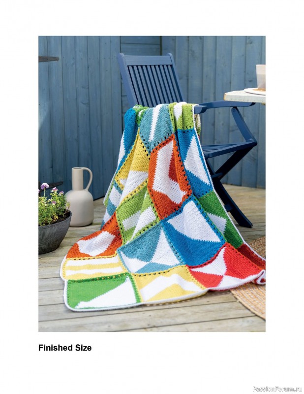Вязаные проекты в книге «Crochet Modular Blankets»