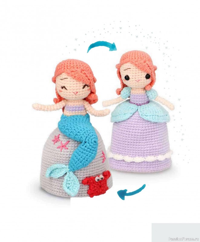 Вязаные проекты в книге «Reversible Amigurumi»
