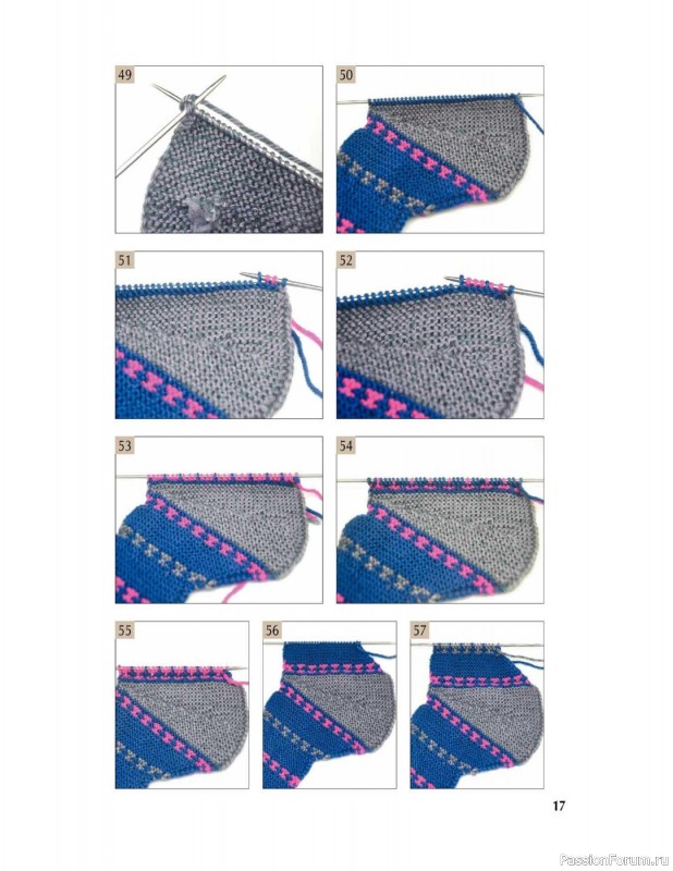 Вязаные проекты в книге «Вяжем спицами домашнюю обувь».