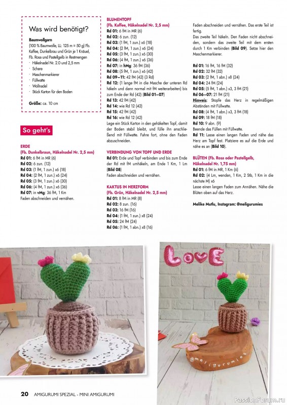 Вязаные проекты в журнале «Amigurumi Spezial - Mini №2 2025»