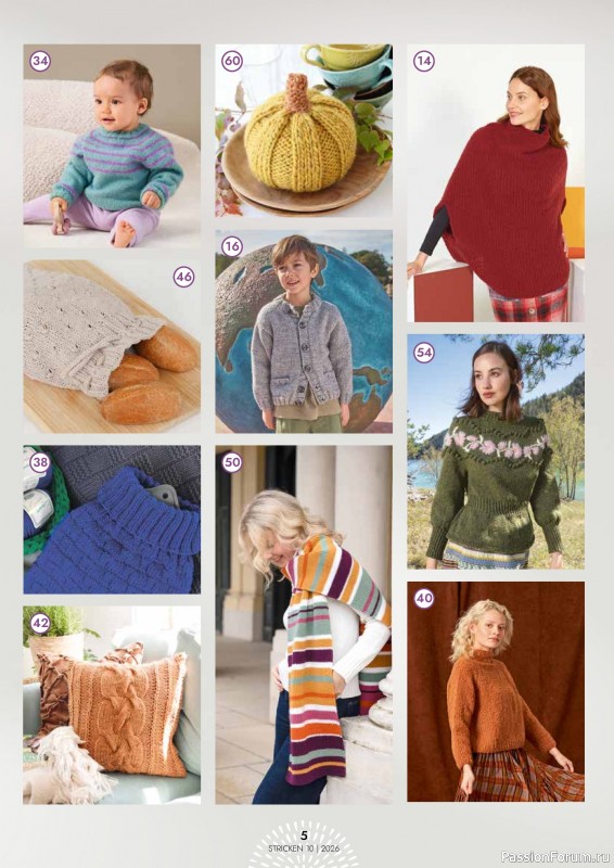 Вязаные проекты в журнале «Einfach Stricken №10 2026»