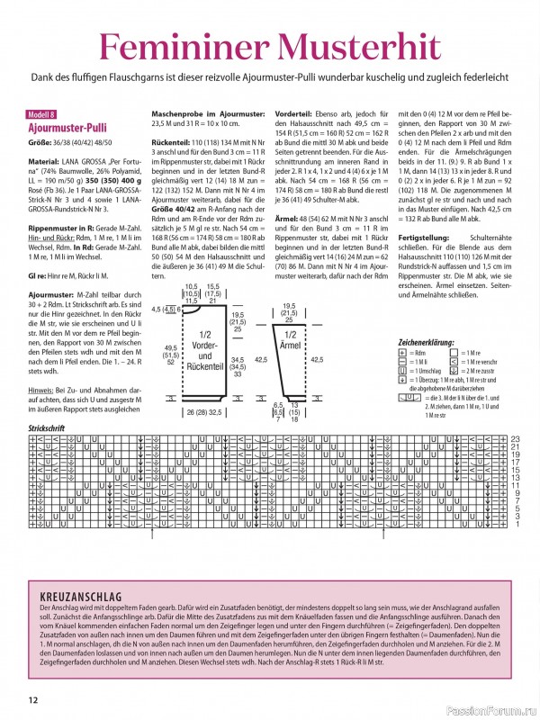 Вязаные проекты в журнале &laquo;Stricken und Hakeln №2 2026&raquo;