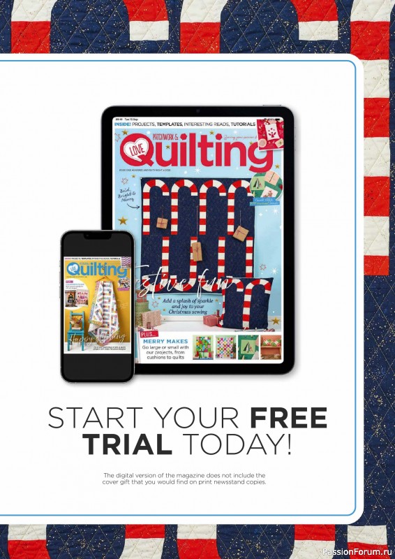Коллекция проектов для рукодельниц в журнале «Love Patchwork & Quilting №168 2026»