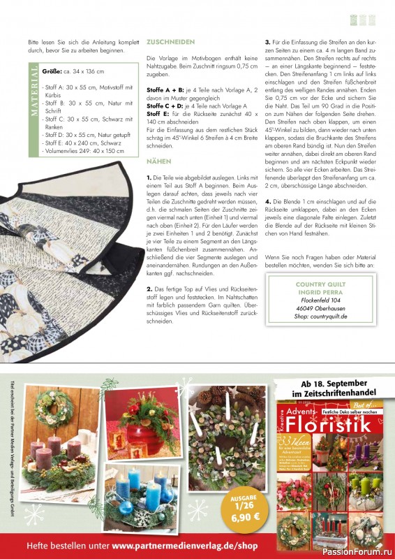 Коллекция проектов для рукодельниц в журнале &laquo;Patchwork Magazin №6 2026&raquo;