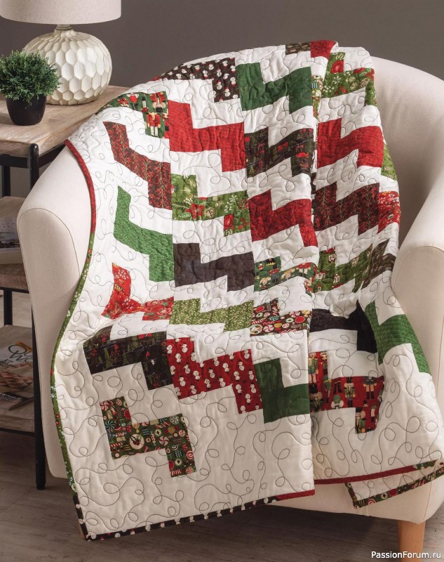 Коллекция проектов для рукодельниц в журнале «Quilter's World Special Edition - Christmas 2025»
