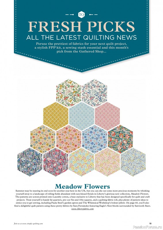 Коллекция проектов для рукодельниц в журнале «Todays Quilter №144 2026»