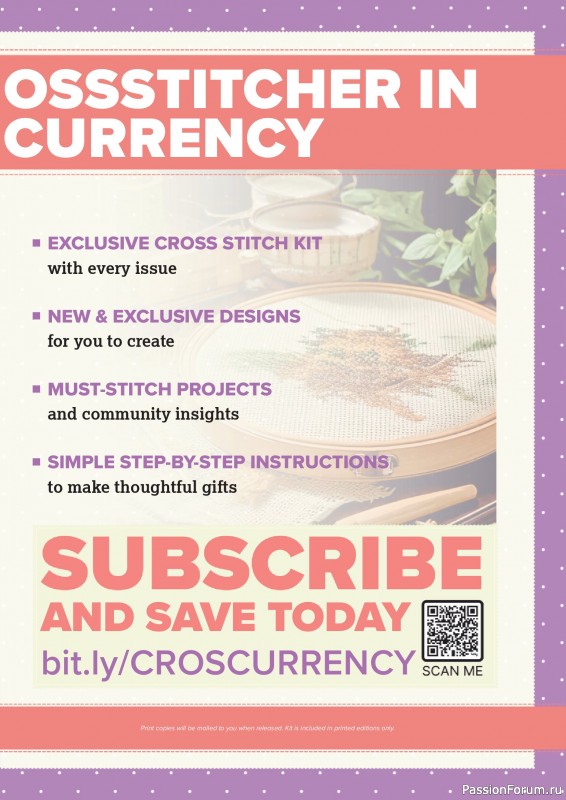 Коллекция вышивки в журнале «CrossStitcher №431 2026»