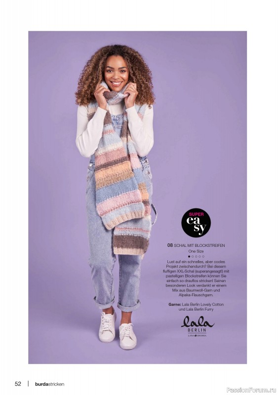 Вязаные модели в журнале «Burda Stricken №1 2023»