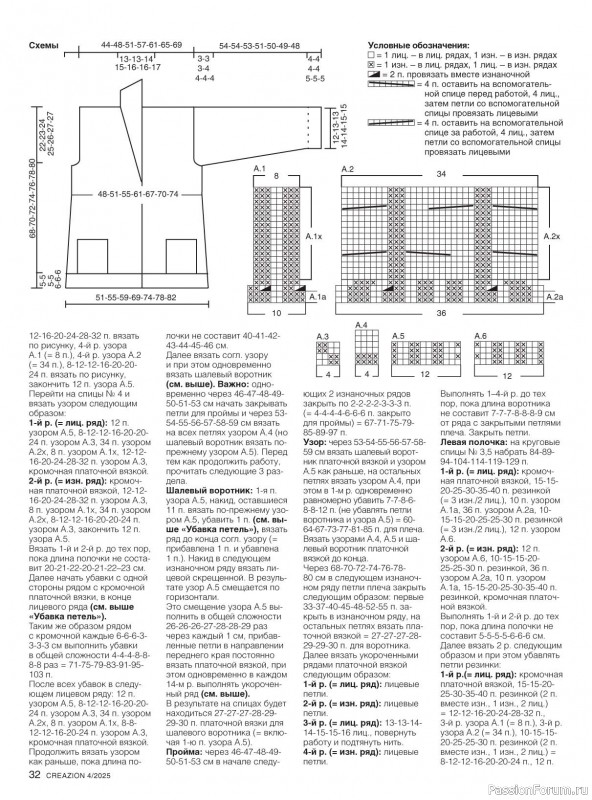 Вязаные модели в журнале «Creazion №4 2025»