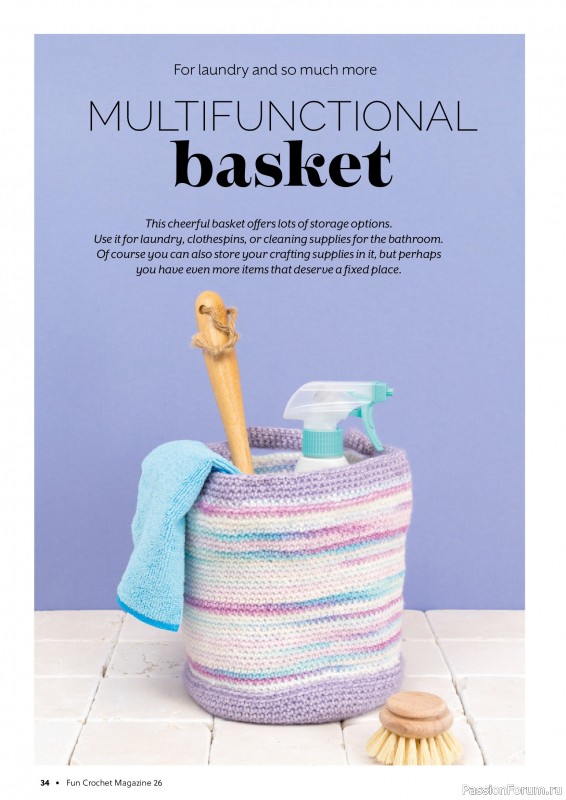 Вязаные проекты крючком в журнале &laquo;Fun Crochet Magazine №26 2026&raquo;