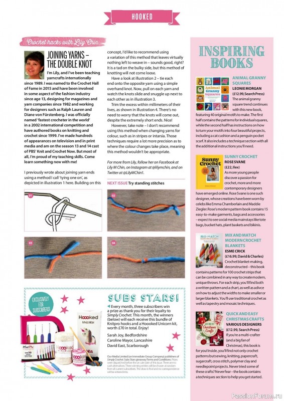 Вязаные проекты крючком в журнале «Simply Crochet №140 2023»