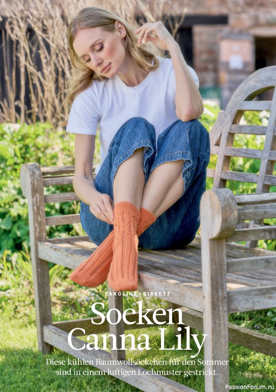 Вязаные проекты спицами в журнале «The Knitter №83 2026 Germany»