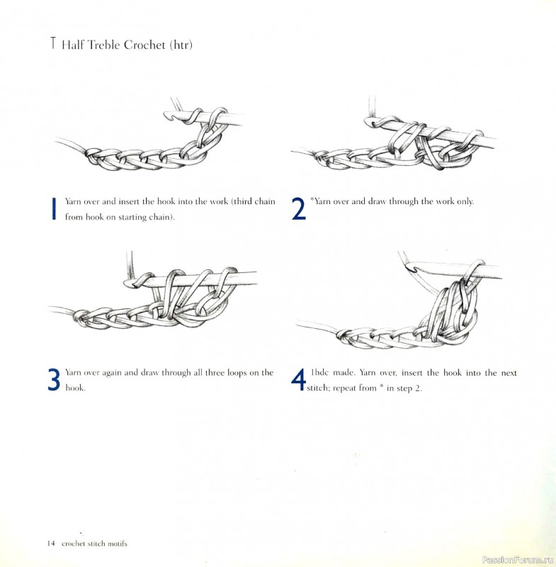 Вязаные проекты в книге &laquo;Crochet Stitch Motifs&raquo;.