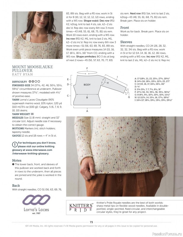 Вязаные проекты в журнале &laquo;Knit.Wear - Wool Studio Vol.101 2018&raquo;