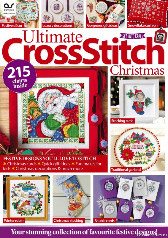 Коллекция вышивки в журнале «Ultimate CrossStitch – Christmas 2026»
