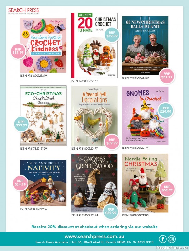 Коллекция проектов для рукодельниц в журнале «Australian Homespun №228 2025»