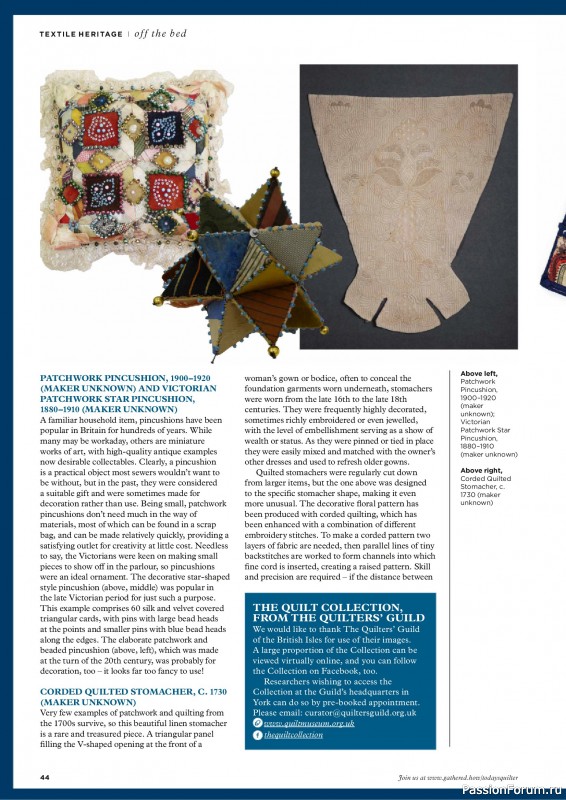 Коллекция проектов для рукодельниц в журнале «Todays Quilter №134 2025»