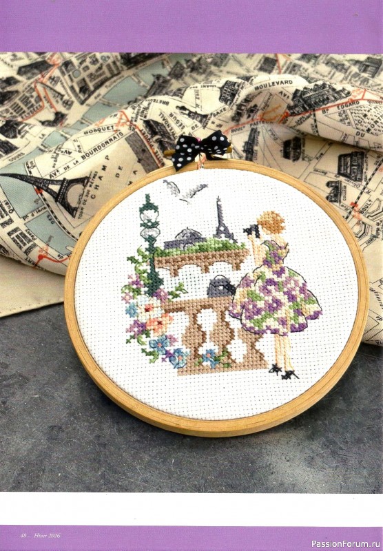Коллекция вышивки в журнале &laquo;Creation Point de Croix №116 2026&raquo;