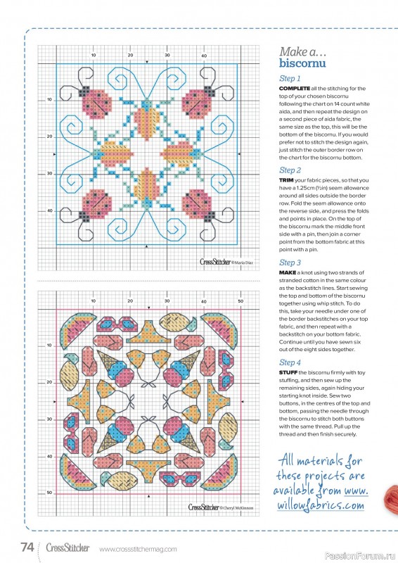 Коллекция вышивки в журнале «CrossStitcher №423 2025»