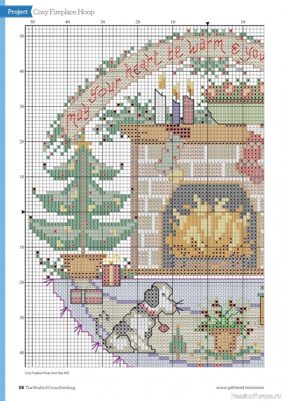 Коллекция вышивки в журнале «The World of Cross Stitching №365 2025»