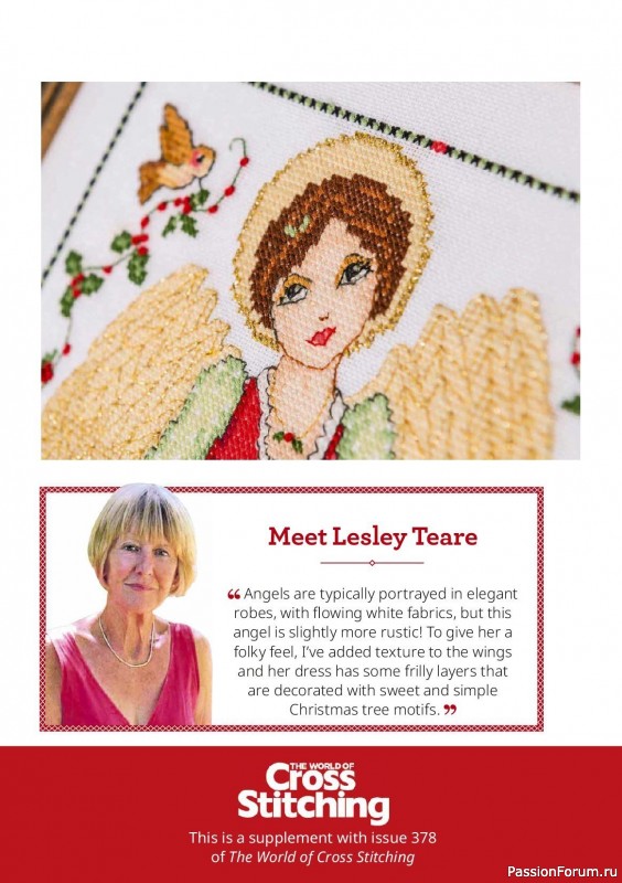 Коллекция вышивки в журнале «The World of Cross Stitching №378 2026»