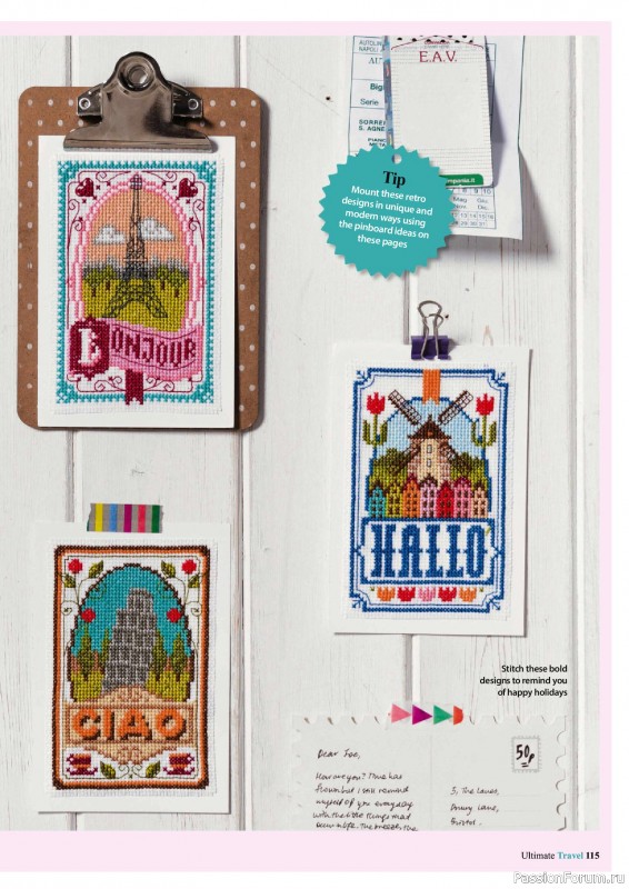 Коллекция вышивки в журнале &laquo;Ultimate Cross Stitch Travel 2026&raquo;