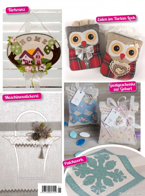 Коллекция проектов для рукодельниц в журнале «I Love Nahen - Februar/Marz 2026»