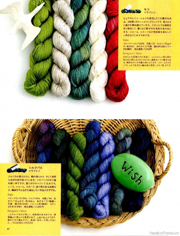 Вязаные модели в журнале «Keito Dama №205 - Spring 2025