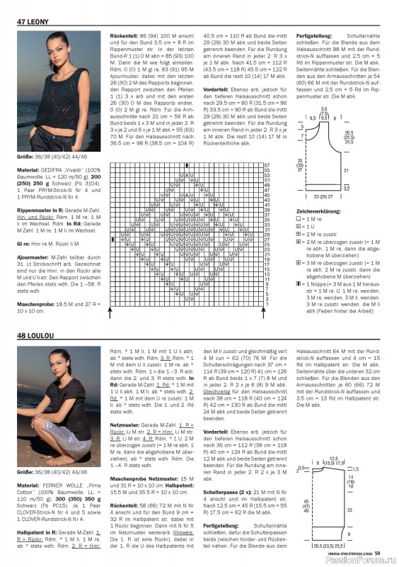 Вязаные модели в журнале «Verena Stricktrends №2 2024»