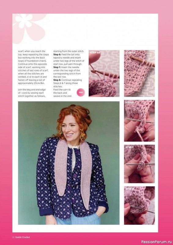 Вязаные проекты крючком в журнале &laquo;Inside Crochet №187 2026&raquo;