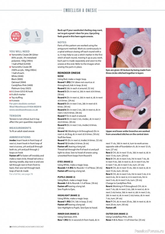 Вязаные проекты крючком в журнале «Simply Crochet №168 2025»