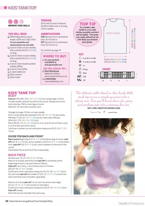 Вязаные проекты крючком в журнале «Simply Knitting №267 2025»