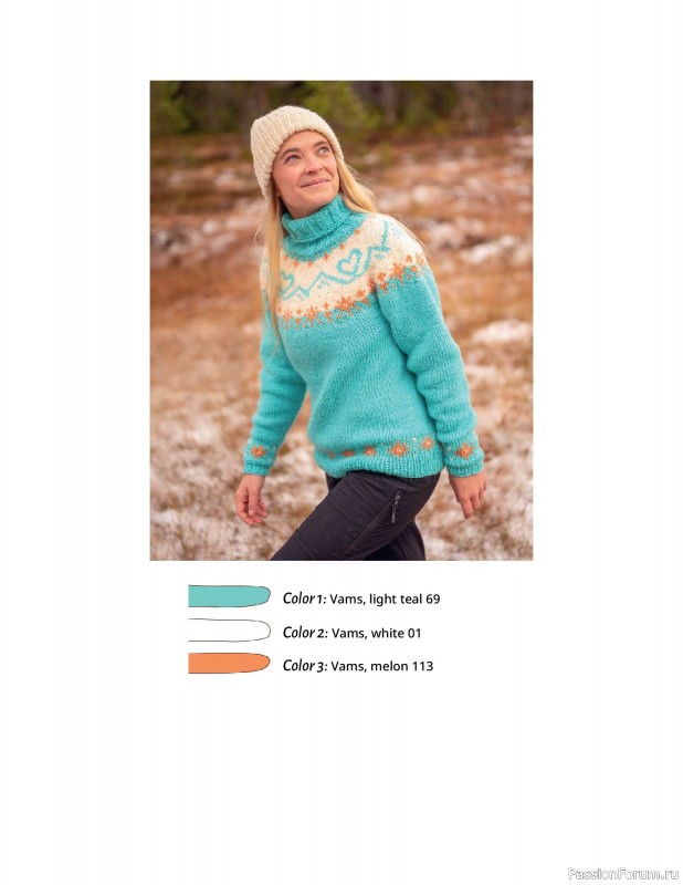Вязаные проекты в книге «Happy Nordic Knits»