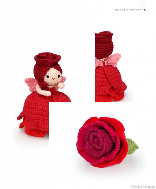 Вязаные проекты в книге «Reversible Amigurumi»