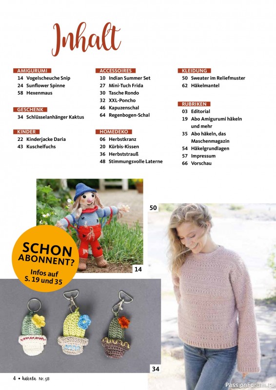 Вязаные проекты в журнале «Hakeln das MaschenMagazin №58 2026»
