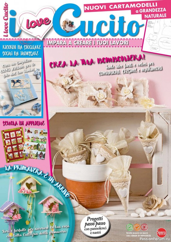 Коллекция проектов для рукодельниц в журнале &laquo;I Love Cucito №68 2026&raquo;