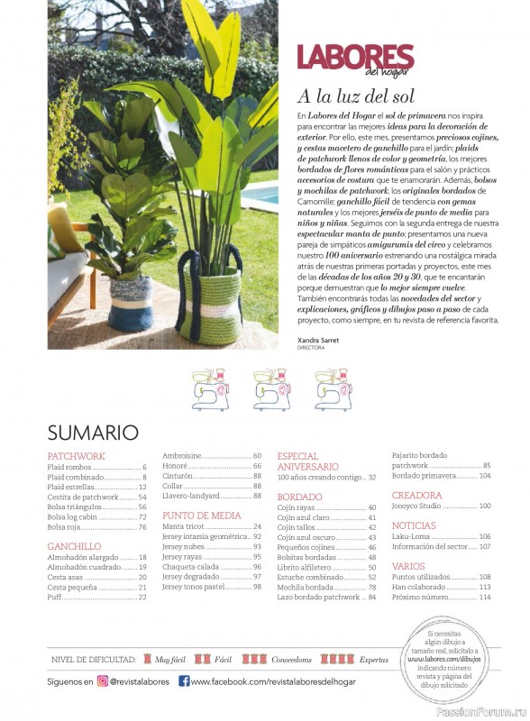 Коллекция проектов для рукодельниц в журнале &laquo;Labores del hogar №796 2026&raquo;