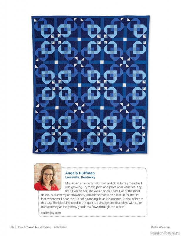 Коллекция проектов для рукодельниц в журнале «Love of Quilting - Summer 2026»
