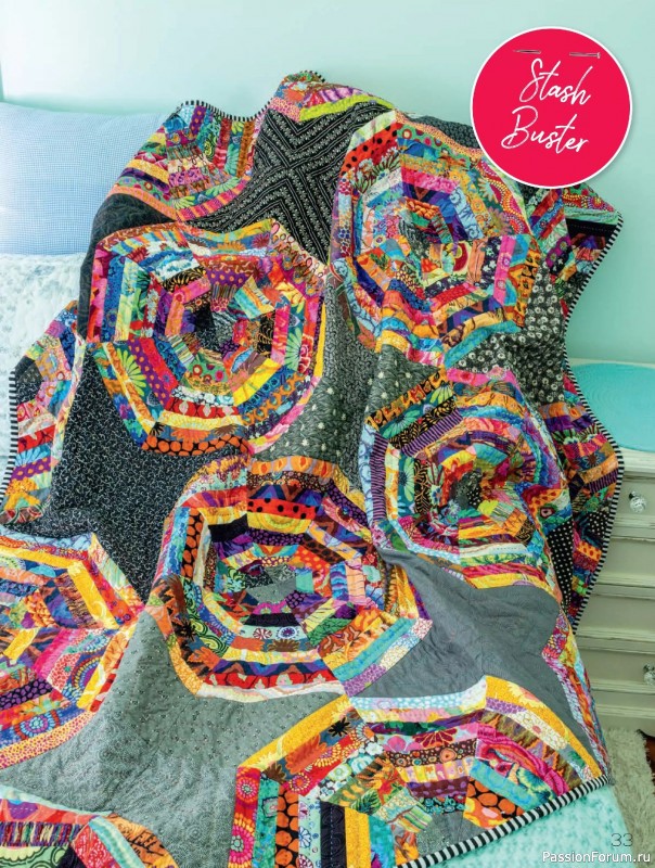 Коллекция проектов для рукодельниц в журнале «Quilters Companion №133 2025»