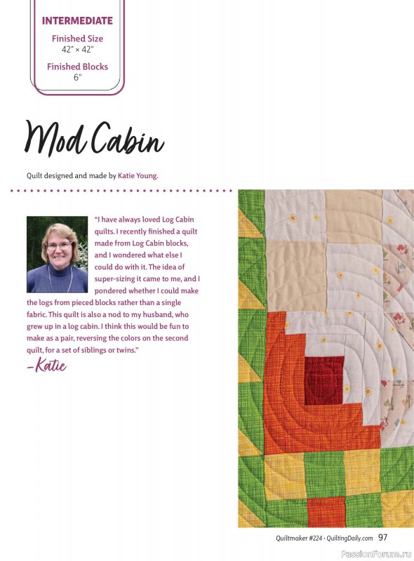 Коллекция проектов для рукодельниц в журнале «Quiltmaker №224 2026»