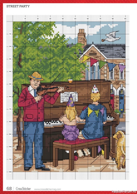 Коллекция вышивки в журнале «CrossStitcher №395 2023»