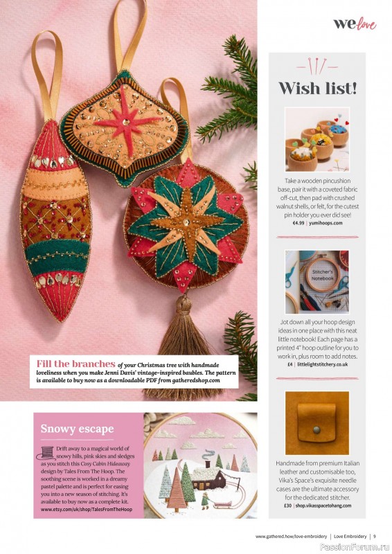 Коллекция вышивки в журнале «Love Embroidery №71 2025»