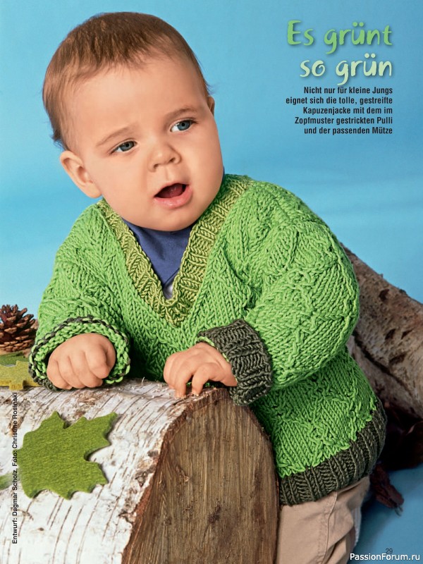 Вязаные модели для детей в журнале «Baby Strick №4 2025»