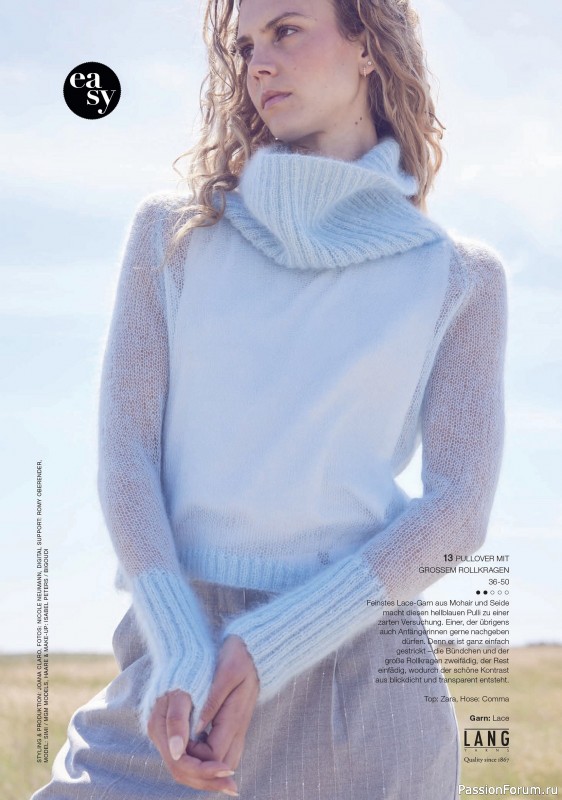 Вязаные модели в журнале «Burda Stricken №4 2025»