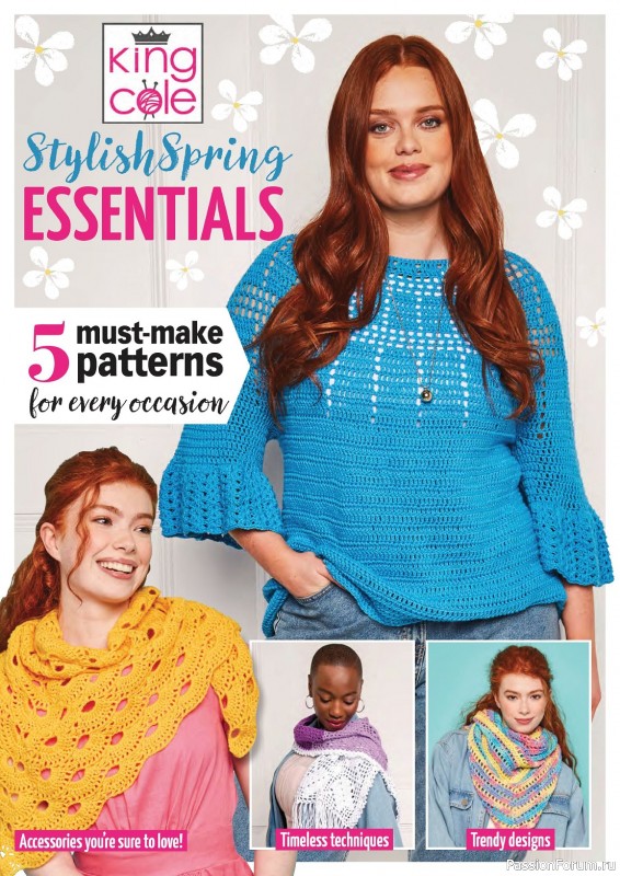 Вязаные проекты крючком в журнале «Crochet Now №103 2024»