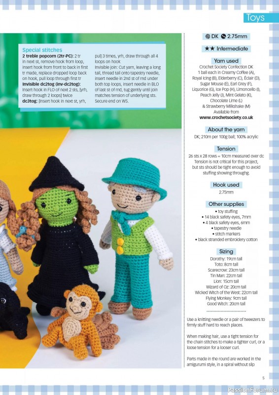 Вязаные проекты крючком в журнале «Your Cjmplete Wizard of oz Collection 2025»