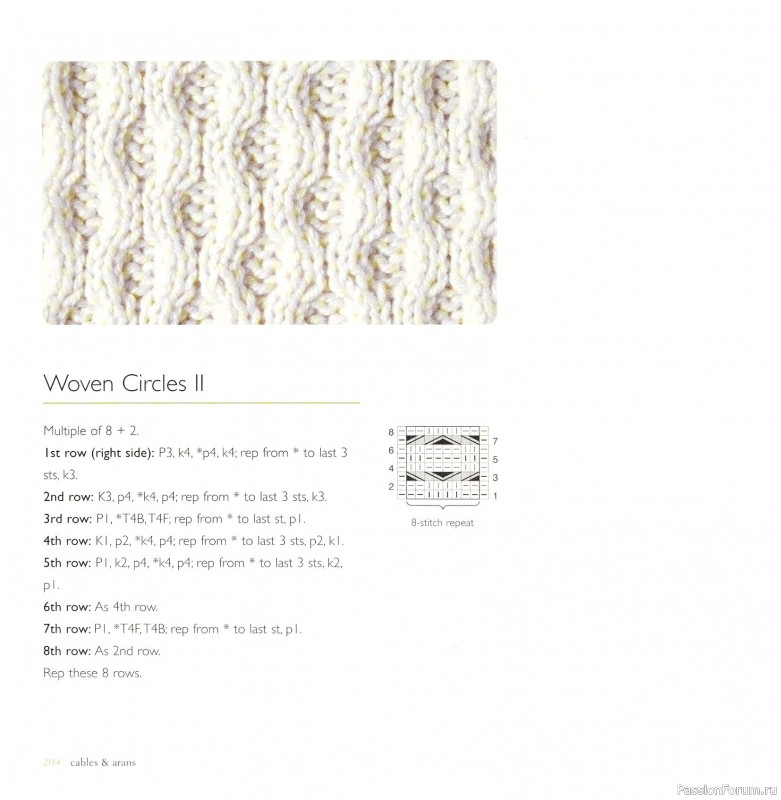 Вязаные проекты в книге «Cables & Aran Stitches-250 to Knit». Продолжение