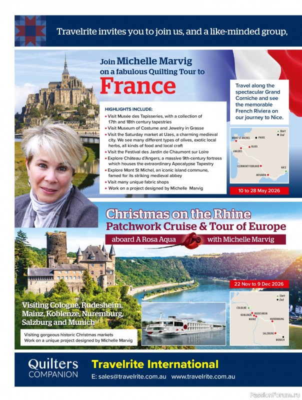 Коллекция проектов для рукодельниц в журнале «Australian Homespun №228 2025»